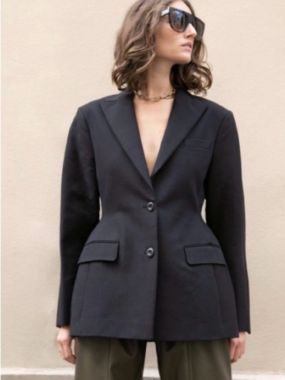 The Frankie Shop Women's Black Blazer